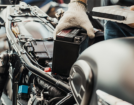 Motorcycle battery