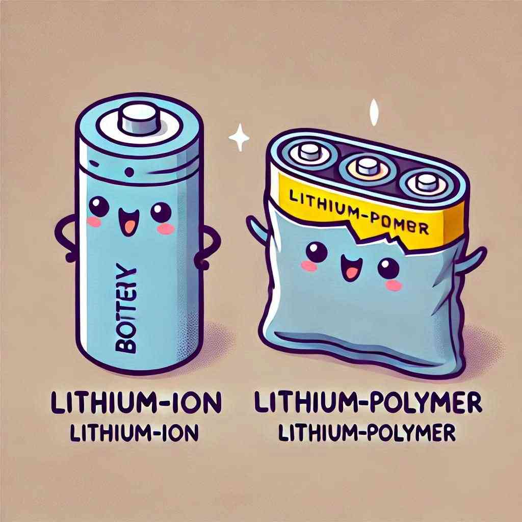 lithium-ion and a lithium-polymer) lithium-ion and a lithium-polymer)