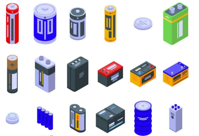 Polymer Battery vs Lithium-ion Battery Diagram illustrating the difference between a flexible polymer battery pouch cell and a rigid, cylindrical liquid lithium-ion cell.