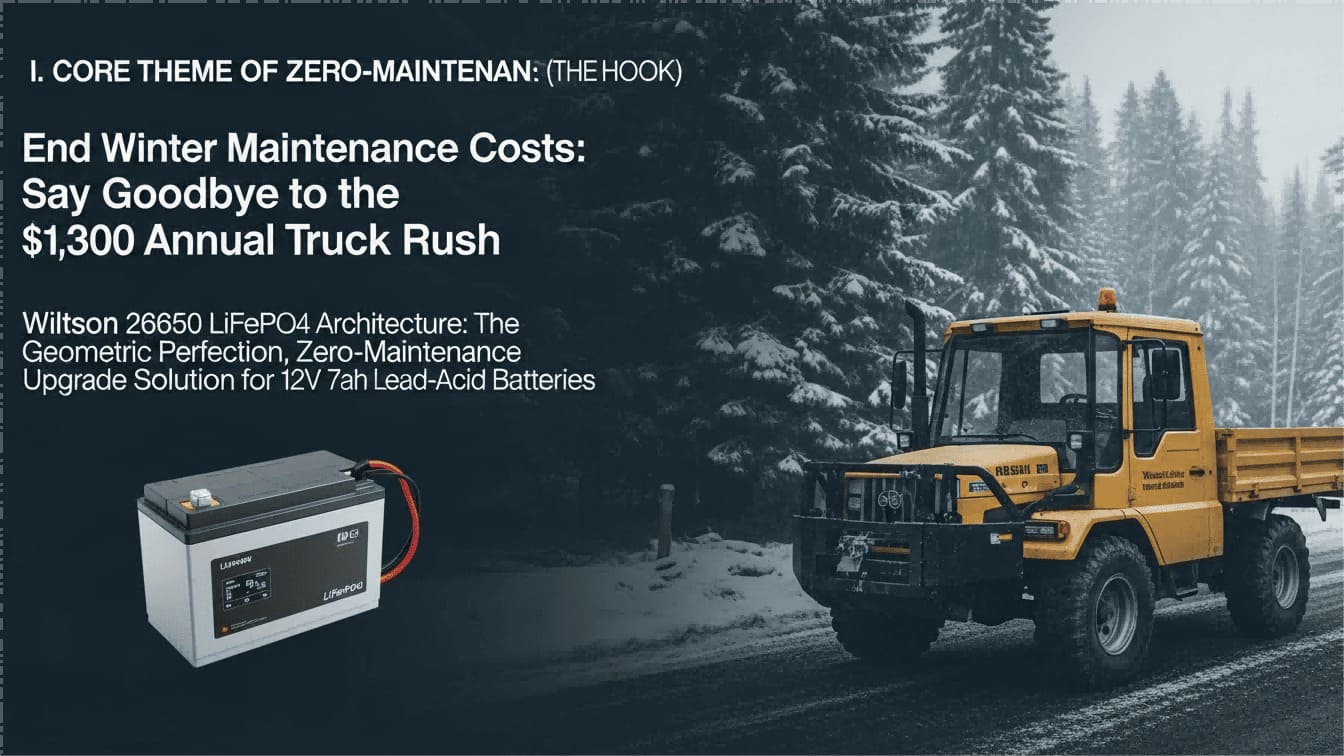 The Zero-Maintenance 26650 Retrofit Battery Concept