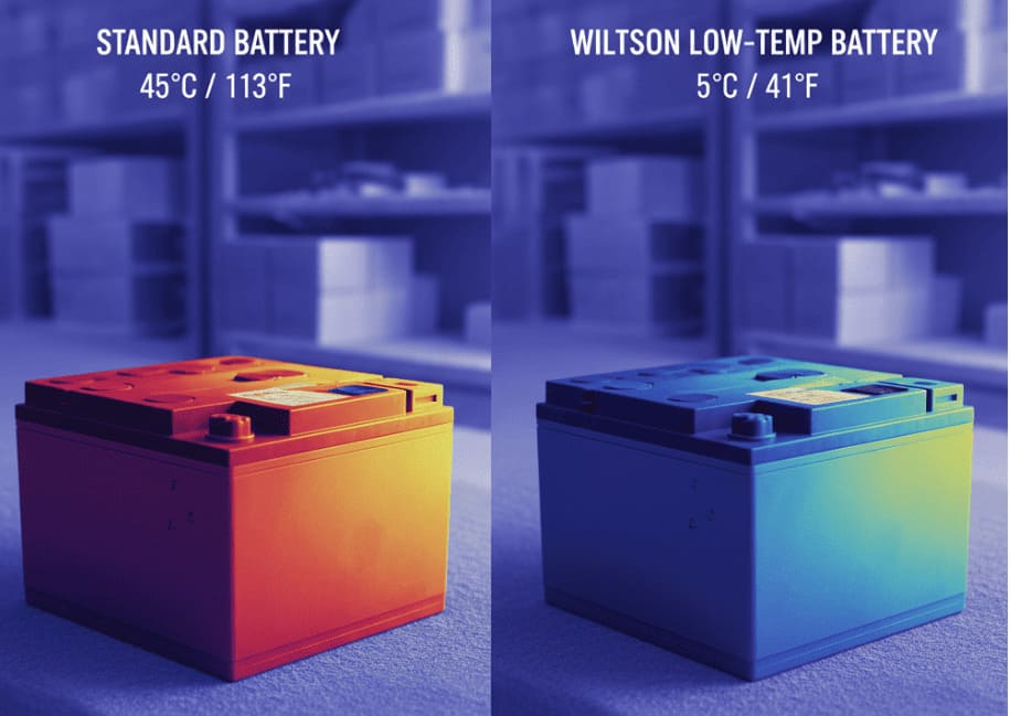 Wiltson low-temp battery in tactical environment
