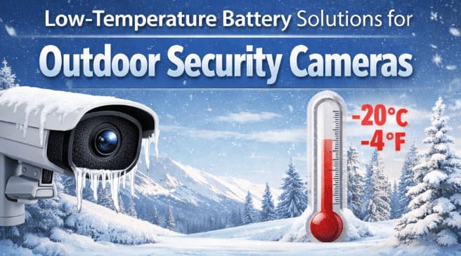 Low-Temperature Battery Solutions for Outdoor Security Cameras