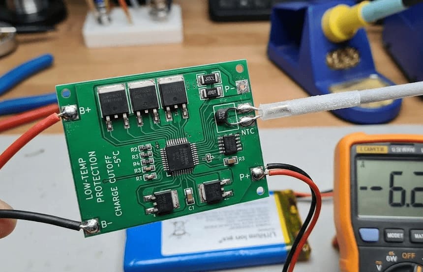 Low-Temperature Battery Protection Board